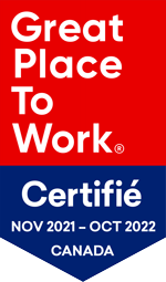 Great Place To Work Certifié Nov 2021 - Oct 2022 Canada