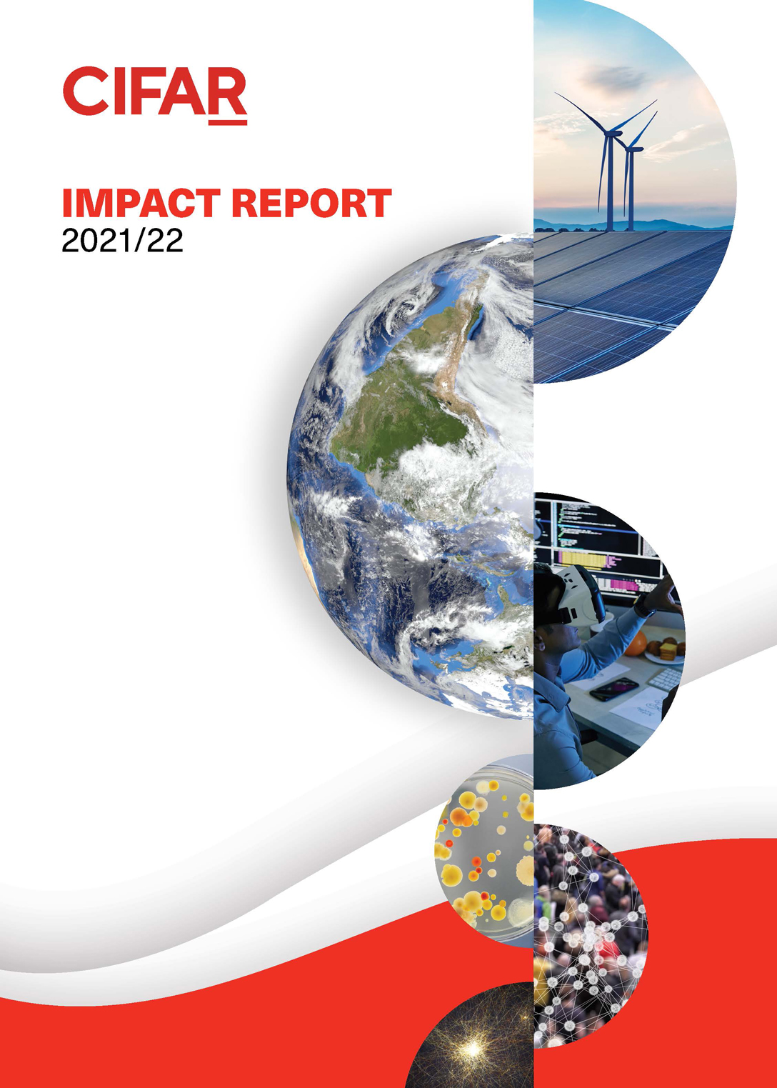 Cover of the 2021/2022 CIFAR Impact Report
