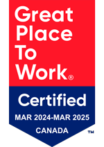 Great Place to Work Certified Mar 2024 - Mar 2025 Canada