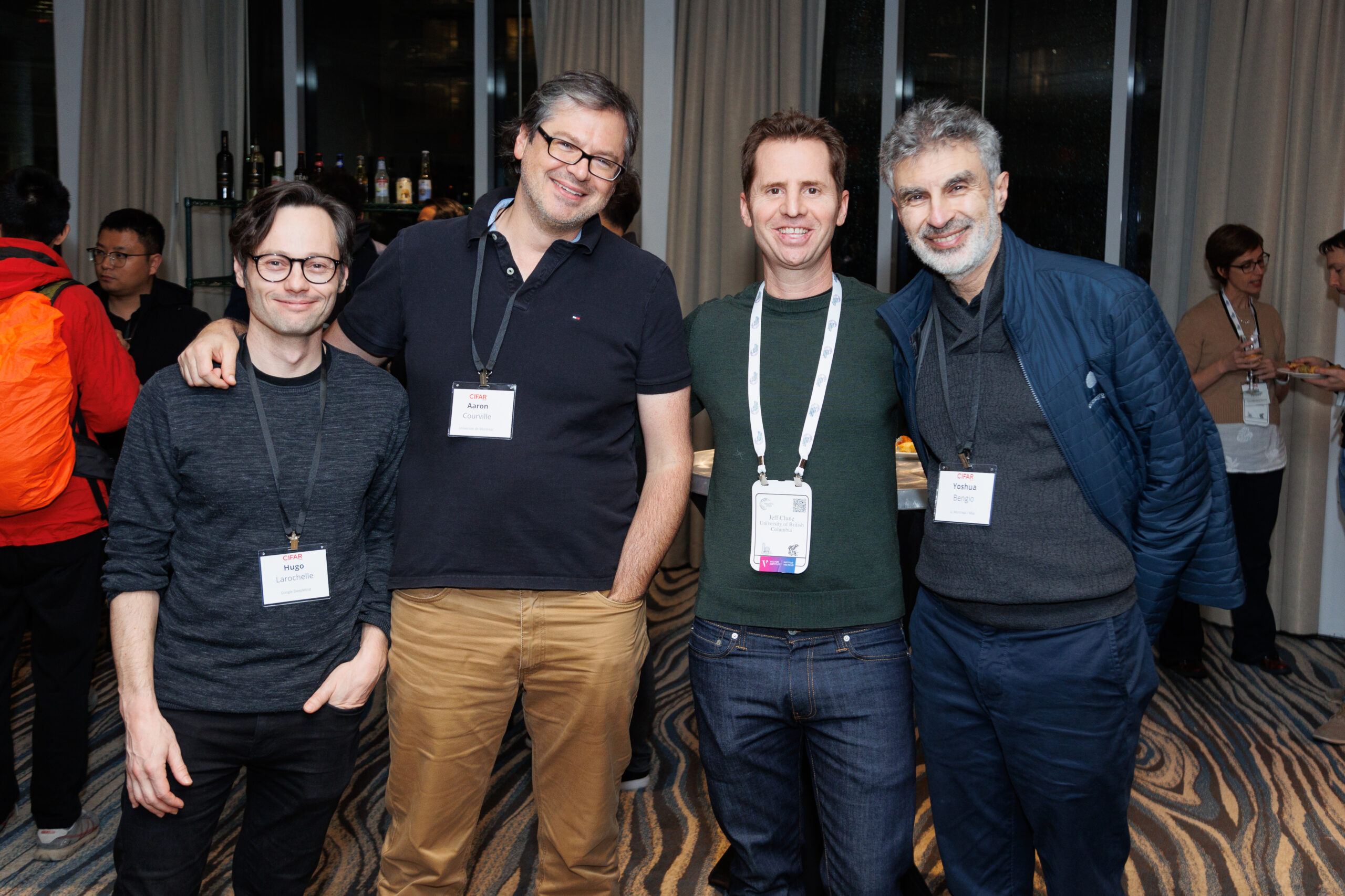 Hugo Larochelle, Aaron Courville, Jeff Clune and Yoshua Bengio